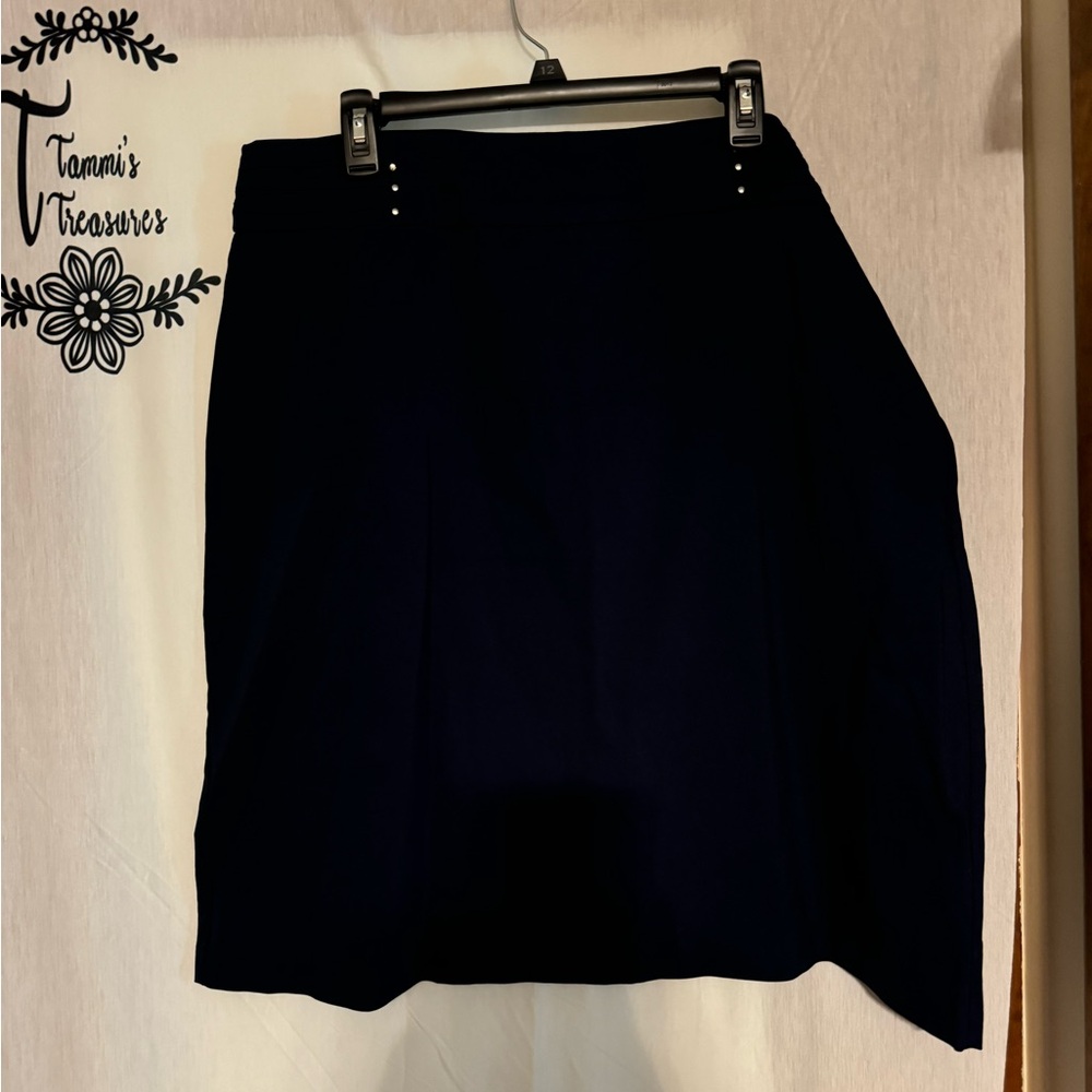 Women’s Navy Blue Pencil Skirt  -  Size X- Large